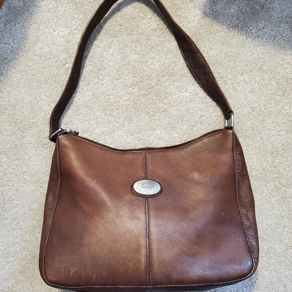 American Angel Brown Leather Purse - Picture 1 of 4